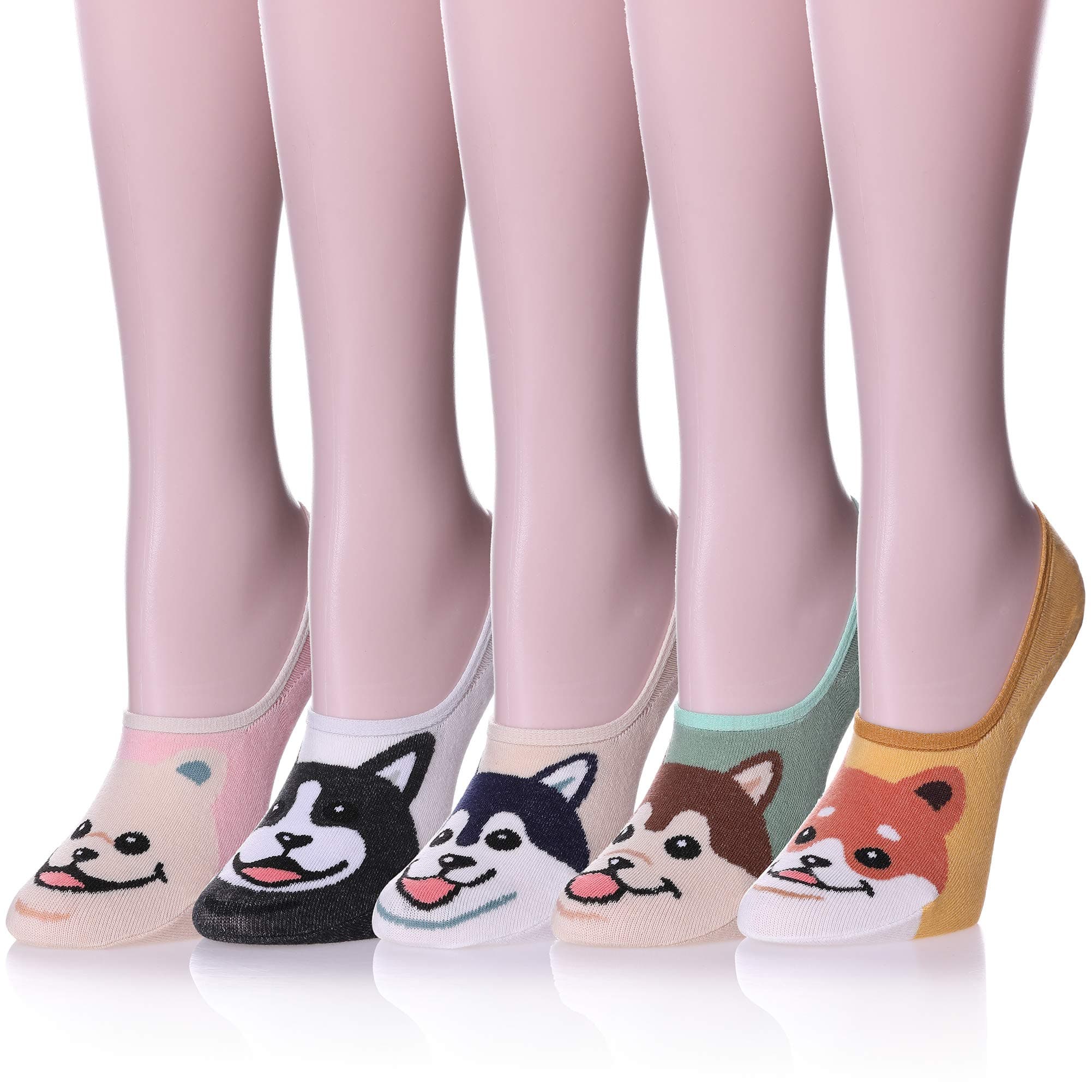 Women's Ankle Cute Animal Pattern Cotton Low Cut Socks