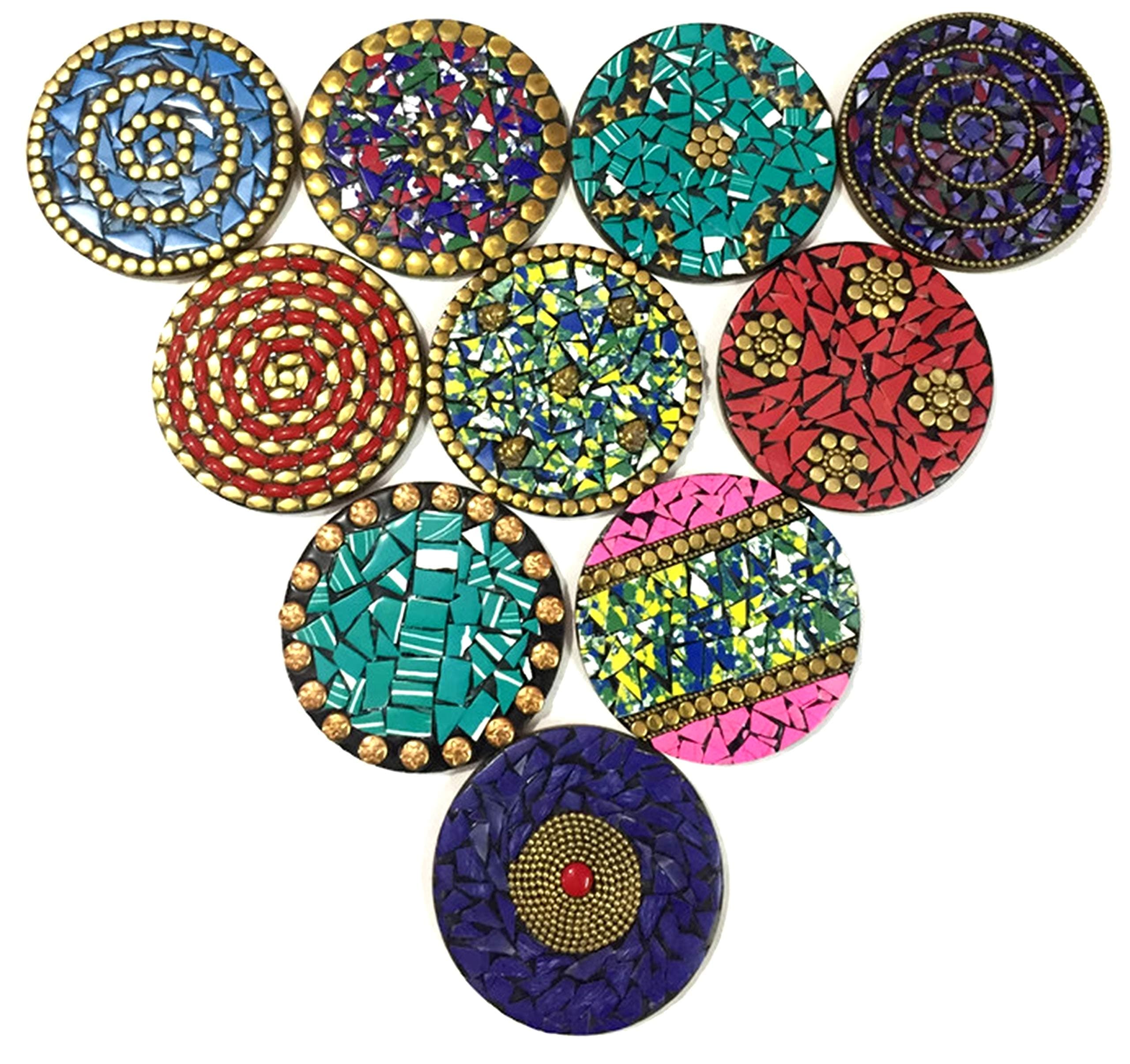 Diwali Decoration Coaster Set Cum Wall Decorative Plates/Home Decorative/Table Decorative/Thanks Giving Gift, Wedding Gift, Birthday Gift, Coaster Set