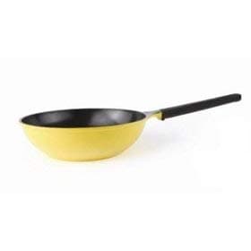 Ecolon 28cm Induction Wok , Yellow