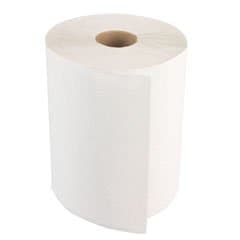 Boardwalk 6254 Paper Towel Roll, 1-Ply Hardwound, 8" Width x 800' Length, White (Pack of 6)