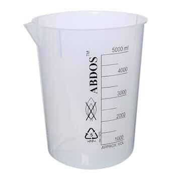AbdosP50608 Large Capacity PP Beaker; 10,000 mL, 1/Pk