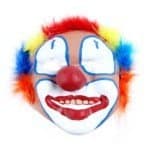 TingTang Happy Halloween Funny Holiday Toys Chrismats Masquerade Custume Vivid Latex Clown Shaped Soft Mask