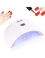 LED Nail Dryer, 24W LED UV Nail Curing Lamp with Sensor and Timer Setting for Gel Nail Polish Art Professional