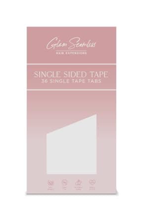 Glam SeamlessGlam Seamless Single Sided Tape for Hair Extensions, 36 Tabs Pack - Tan, Tape-In Installation