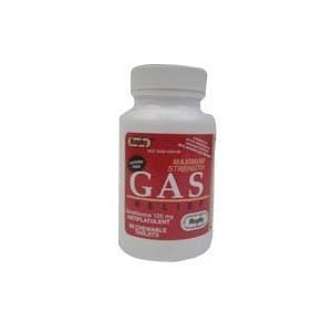Gas Relief 125 mg 60 Chwbls by Watson Rugby Labs