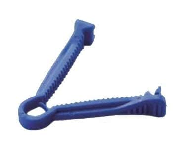 50 Blue Umbilical Cord Clamps for Veterinary, Home Birth, Obstetrical Kit, Midwife Emergency Birth Supply