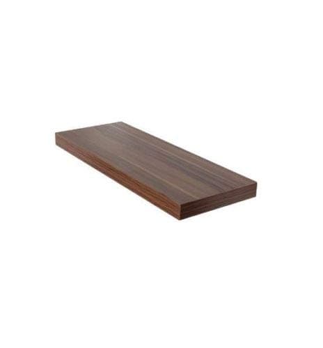 Optimal ProductsHUDSON HIGH GLOSS FLOATING SHELVE SHELF SHELVES DISPLAY UNIT WALL MOUNTED STORAGE (Walnut, 900 X 235 X 38 MM)