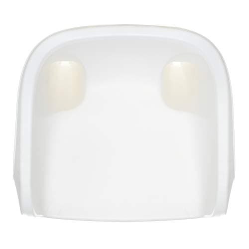 Supreme Futura Plastic Chairs for Home and Office (Set of 2, Milky White)
