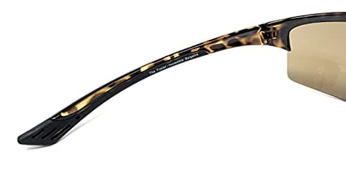 The Foster Bifocal Sun Reader Sport and Wrap Around Reading Sunglasses, Unisex Half Frame Readers