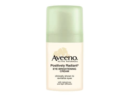 Aveeno Active Naturals Positively Radiant Eye Brightening Cream, 0.5-Ounce Bottles (Pack of 2)