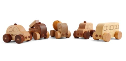 Soopsori Wooden Car Village Set