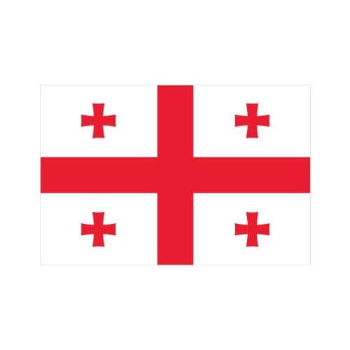 Georgian Flag Sticker Decal Vinyl Made in USA