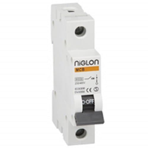 Niglon MCB6B1-20 20A Single Pole MCB Miniature Circuit Breaker