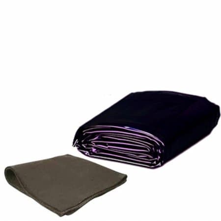 LifeGuard Pond Liner 25 ft. x 40 ft. 45 Mil EPDM Rubber and Underlayment Combo - CLGUG25X40