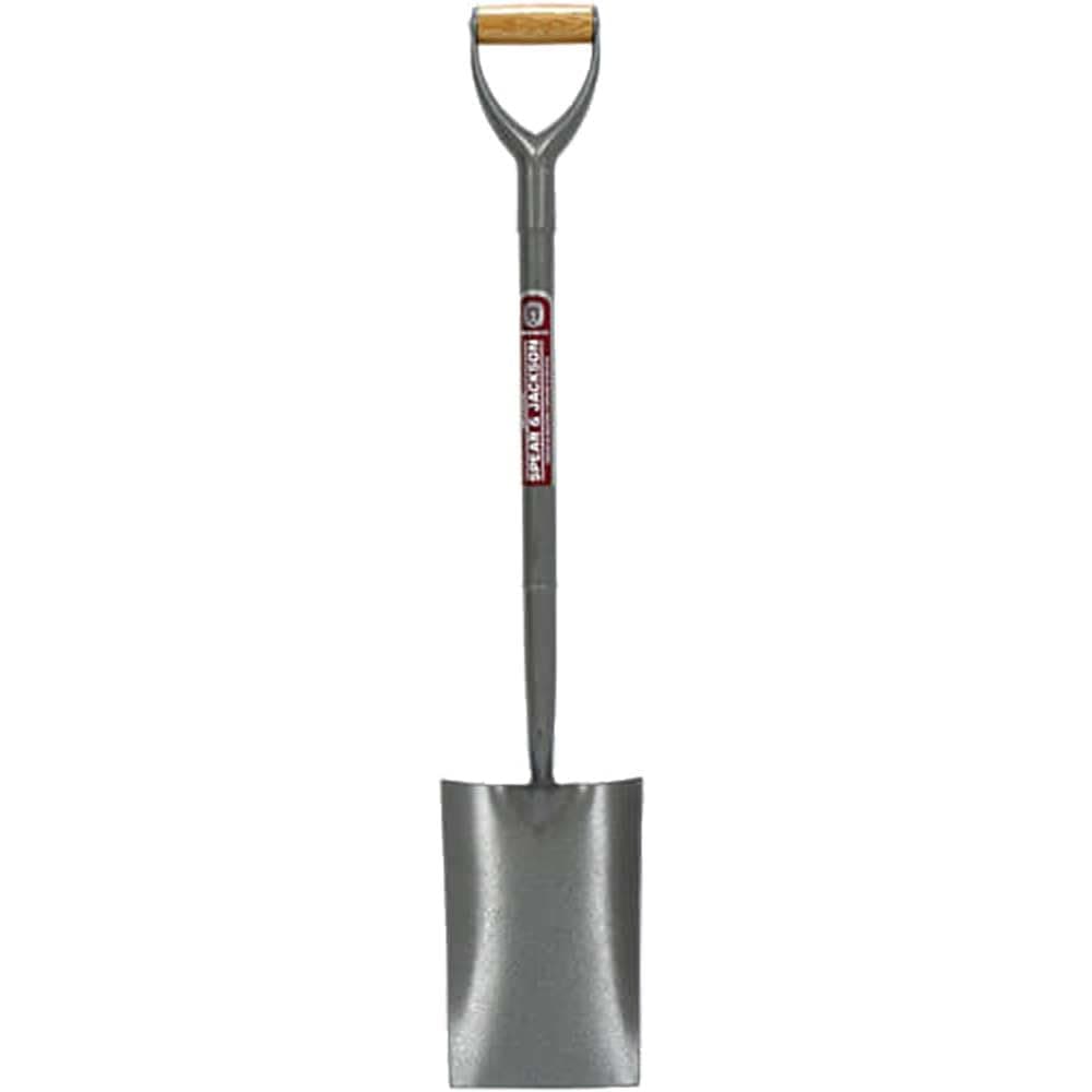 Spear & Jackson Steel Tubular Shovel for Landscaping, Gardening, Contractor, DIY, Trenching, Outdoor Tasks