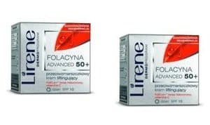 Dr Irena Eris Lirene 50+ Folacyna Anti-Wrinkle Day Cream 50ml (PACK OF 2)