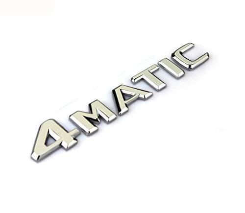 YHD LED for Mercedes Benz 4Matic Car Rear Turnk Emblem Nameplate Decal for AMG E-Class C-Class CLS-Calss A-Class