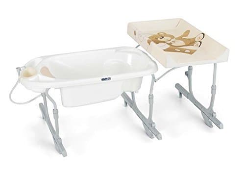Cam The World of Baby C518Idro Baby Estraibile Bath for Bath, Bear, Beige by CAM Il mondo del bambino