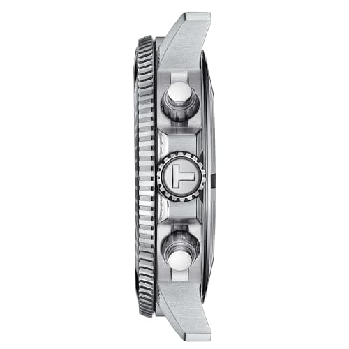 [ティソ] 腕時計 TISSOT シースター 1000 クロノグラフ ラバーベルト T1204171704100 メンズ ブルー文字盤