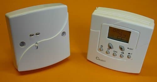Programmable Wireless RF Room Thermostat Volt Free