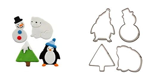 Autumn Carpenter Designs CutieFondant Cutter Set - Winter