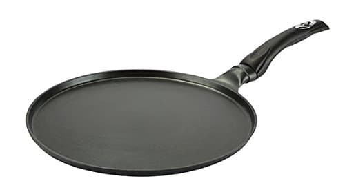 Eris Flat Griddle Tava, 12-Inch, Black