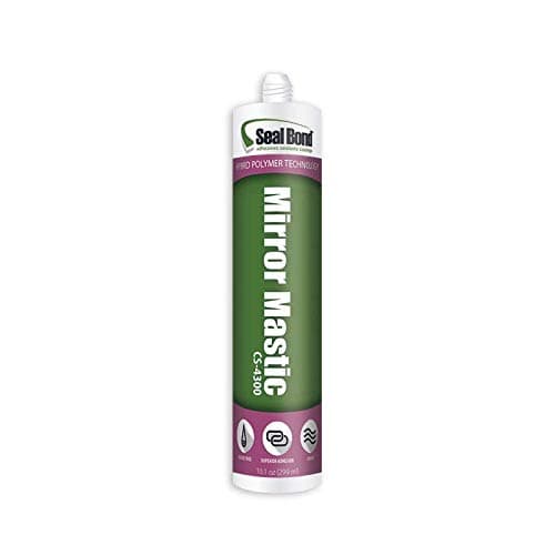 Seal BondCS-4300 Mirror Glue Adhesive - Safe & Easy to Use - 10.1oz Cartridge