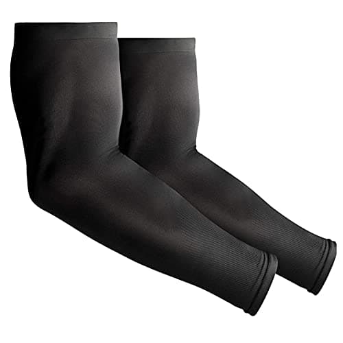 - MIZUNA Arm Sleeve Unisex Sports Compression Sun Protection UV UPF 50 Cooling Sleeve Tattoo Cover Up Men & Women Cycling Cricket & Running Black