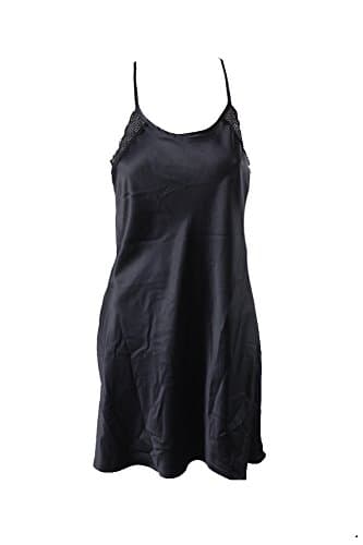 Linea Donatella Women's Lace-Trimmed Satin Chemise