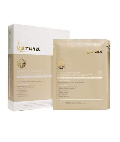 Karuna Hydrating+ Hand Mask: for Dull, Dry or Dehydrated Skin, 4 Count