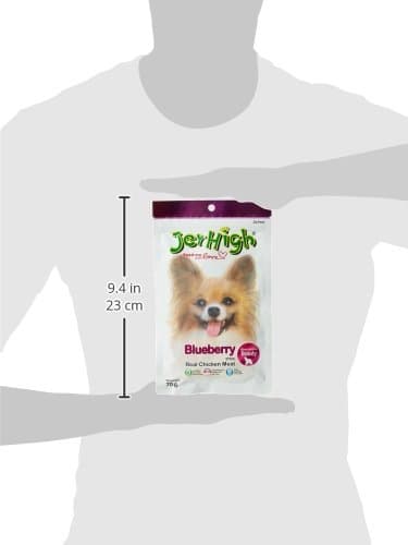 JerHigh Blueberry Dog Treat, 70 g (Pack of 6)