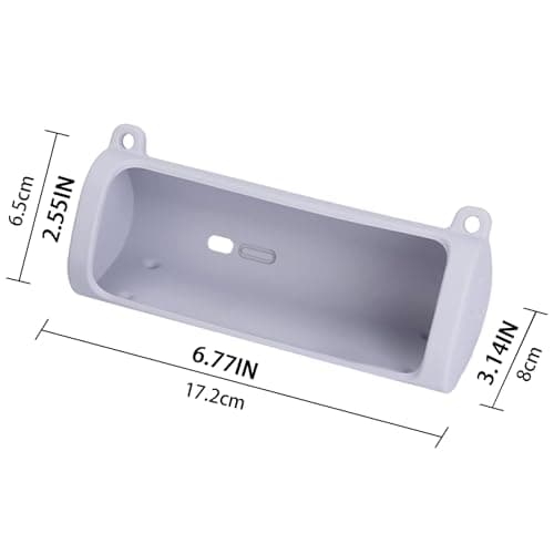 Khanka Silicone Case Compatible with Sonos Roam 2 / Sonos Roam/Sonos Roam SL Portable Waterproof Bluetooth Speaker,with Shoulder Strap and Carabiner,Case Only