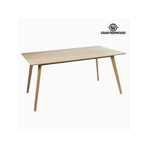 Mesa de Comedor Roble Mdf Marrón (160 x 90 x 75 cm) - Colección Natural by Craftenwood