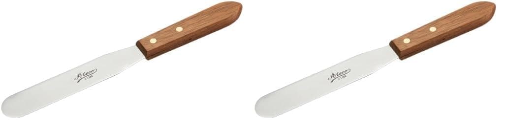 Ateco Stainless Steel Blade, 6 Inch, Wood (Pack of 2)