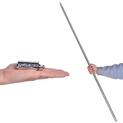 SAMARPAN GROUP Metal Appearing Cane Magic Wand For Professional Magician Stage Close Up Magic Trick Magic Gimmick, Kid