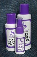 Generic Purple Emu AEA Certified Fully Refined Emu Oil 4oz. Bottle Good for a Wide Array of Applications, Off White