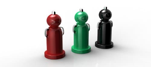 Le Touch USA Powerdoll-V208-R Power Doll Dual USB Car Charger - Retail Packaging - Red