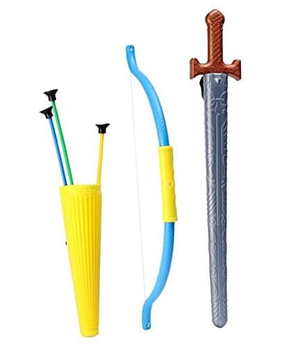 JOY STORIES� Bow and Archery Play Set for Kids | Pretend Role Play Fighter Warrior Weapon Toys (Maharajah Set)