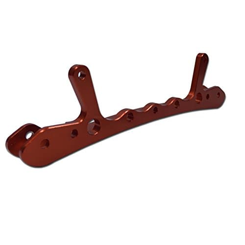 TOP SPEED RC WORLD Rear Shock Brace Set Reddish Orange fit 1/5 RC Hpi Baja RV KM 5B 5T 5SC