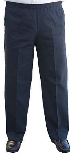 CK Sportswear The Senior Shop Men's Full Elastic Waist Twill Casual Pant L/32 Navy
