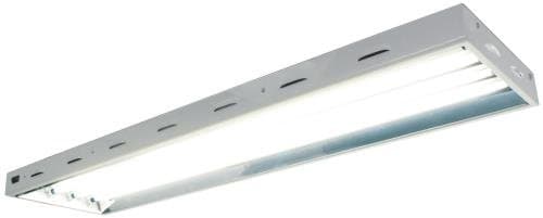 360365 120-volt T5 Very High Output Fluorescent Lighting Fixture, 4-Feet, 4 Lamps