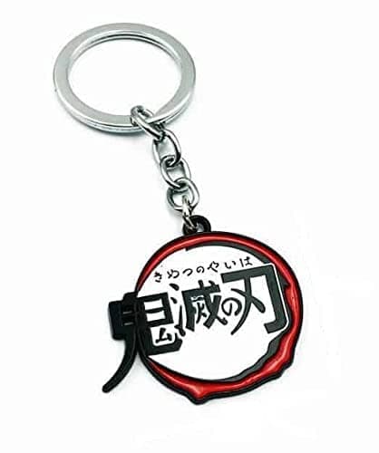 RV Mart Anime Key Chain Ghoul Of Blade Kimetsu No Yaiba Keychain Ring for Car Bikes