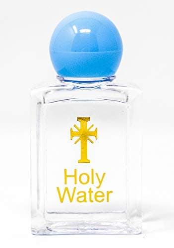 Catholic Gift Shop Lourdes Holy Water Bottle Filled with Lourdes Water & Lourdes Prayer Card