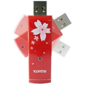 4GB Ridata Sakura Twister USB Drive