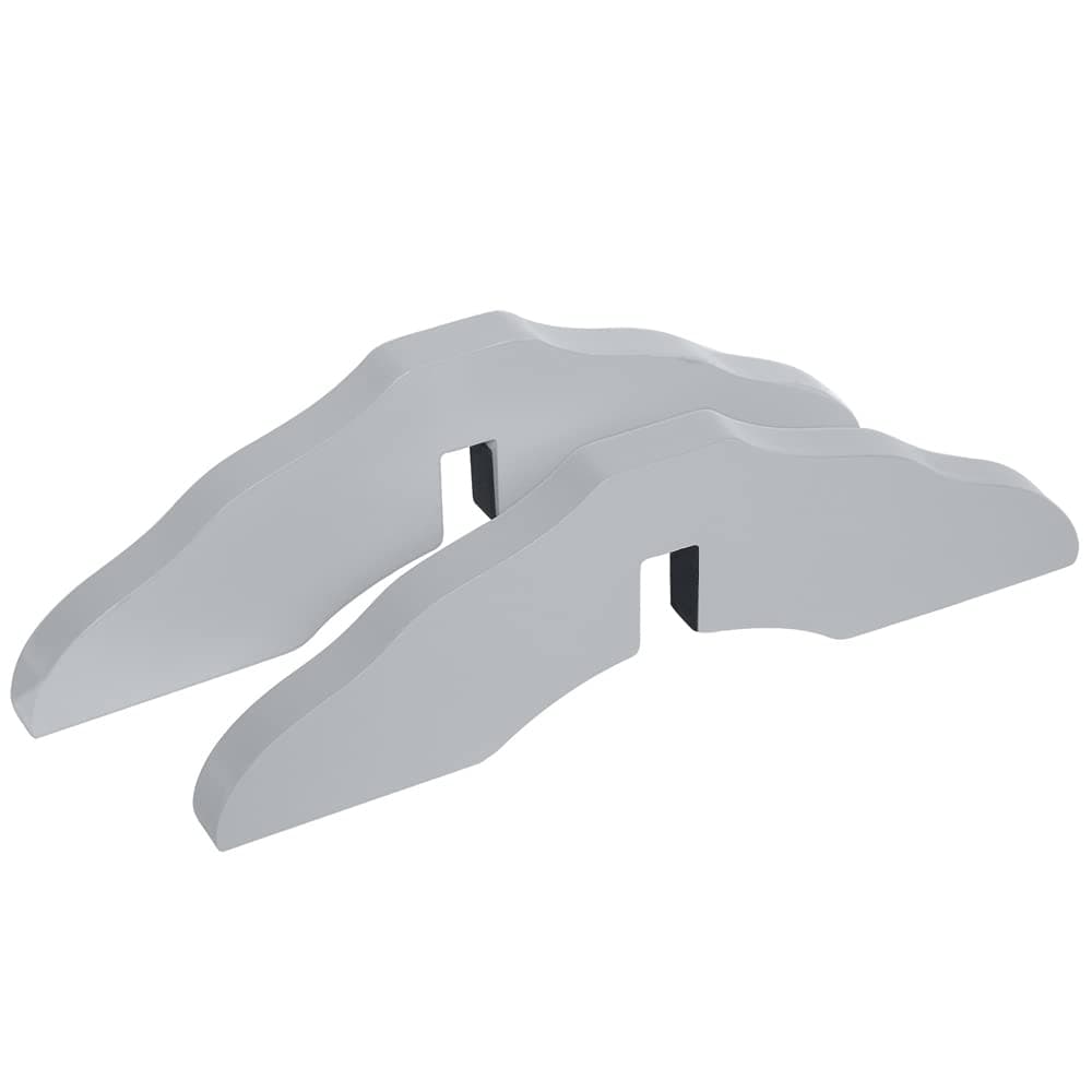 unipawsSupport Feet for Wood Pet Gate, Freestanding Dog Gate, Set of 2, Design for 0.71 inches Thickness Panel, Light Gray