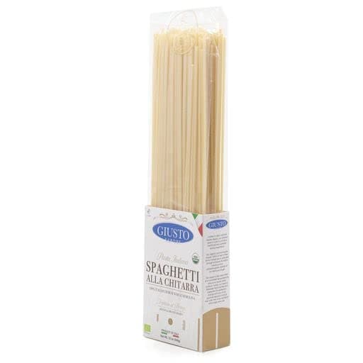 Giusto SaporeImported Artisanal Spaghetti Alla Chitarra Italian Pasta, Organic Bronze Drawn, 340G