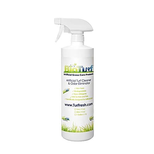BioS+ Artificial Turf Cleaner and Odor Eliminator, Indoor and Outdoor Use, 32 oz Spray Bottle