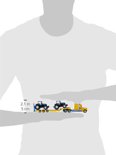 ジク (SIKU) ニューホランド トレーラートラクター2台積載 3歳頃から SK1805