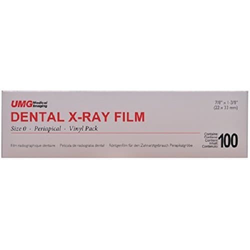 Dental X-ray Single Film Size 0 Periapical Vinyl Pack D Speed 100-box UMG Ds-54