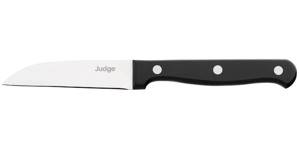 Judge Peeling Knife with Rounded Stainless Steel Blade, Dishwasher Safe, 8.9cm / 3.5"